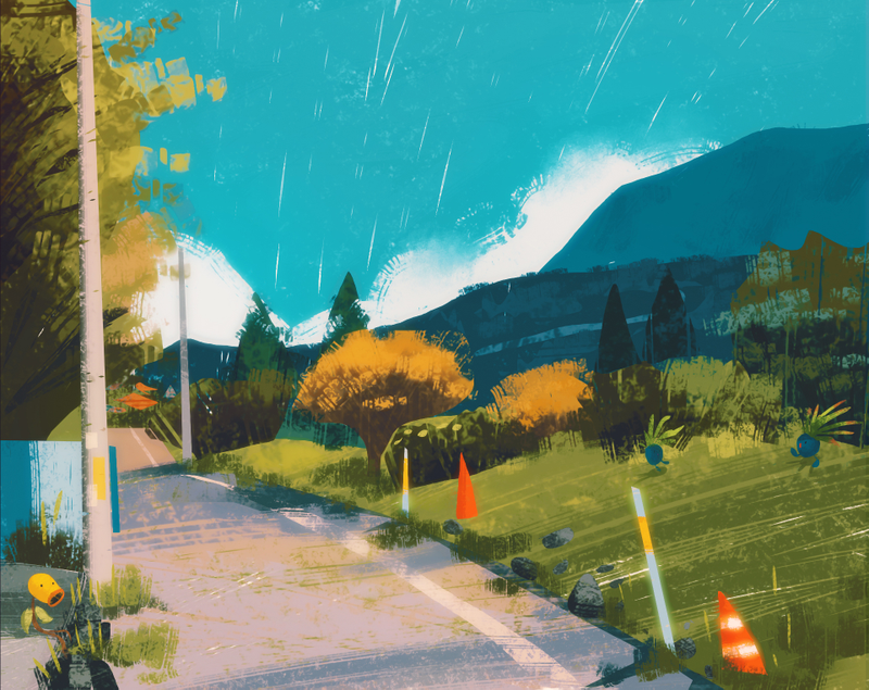 Illustration for article titled Beautiful Paintings Of Pokemon's Kanto Region